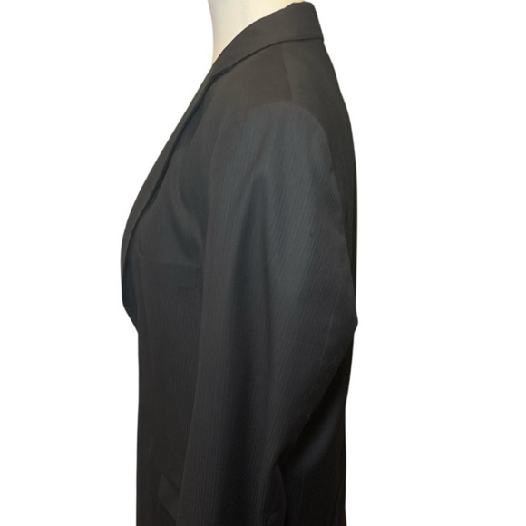Christian Dior Black Pinstripe Blazer Sport Coat Jacket Men’s 38R IT48 - Picture 6 of 16